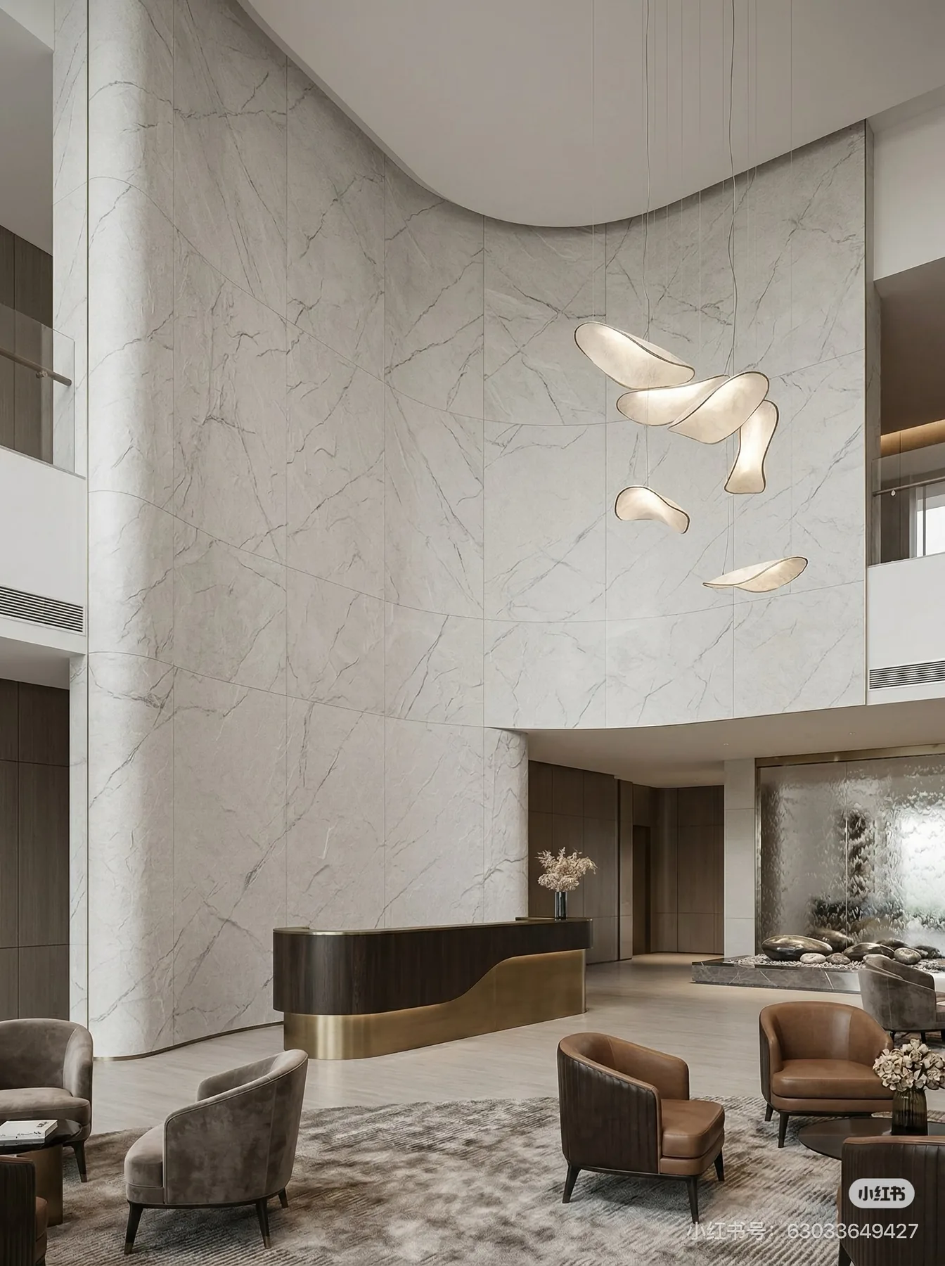 Flexible wall surface in a residential interior
